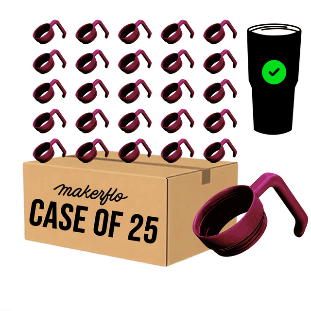 MakerFlo 30oz & 40oz MakerTwist™ Handle – Twist-On Tumbler Accessory