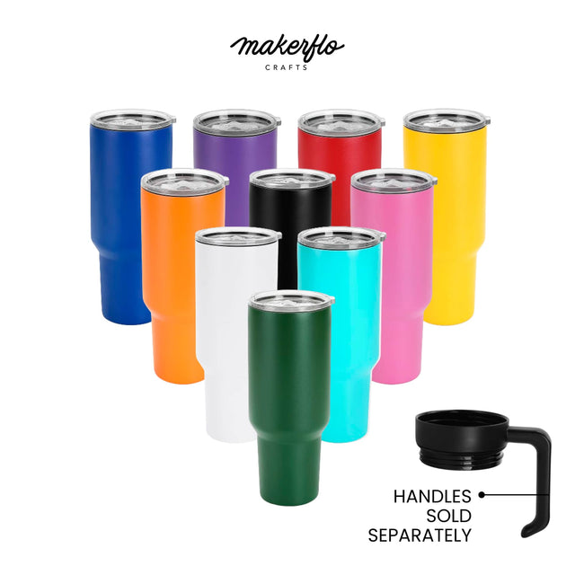 MakerFlo 40oz MakerTwist™ Tumbler – Customizable Stainless Steel Drinkware