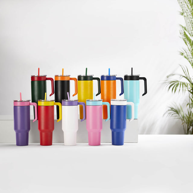 MakerFlo 40oz MakerTwist™ Tumbler – Customizable Stainless Steel Drinkware