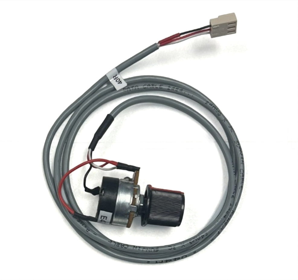 LogoJET lamp control assembly with connector plugs, red/black wires, and lamp module