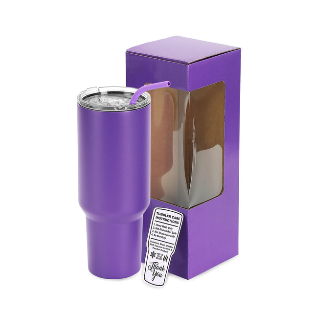 MakerFlo 40oz MakerTwist™ Tumbler – Customizable Stainless Steel Drinkware