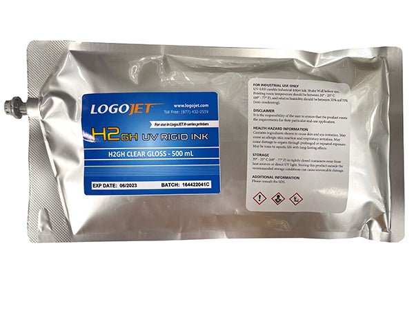 LogoJET UV - Curable Ink for R - Series Printers (Express 30R/UVx40R/PLUS/UVx90R/SE Models) | LogoJET Inc.