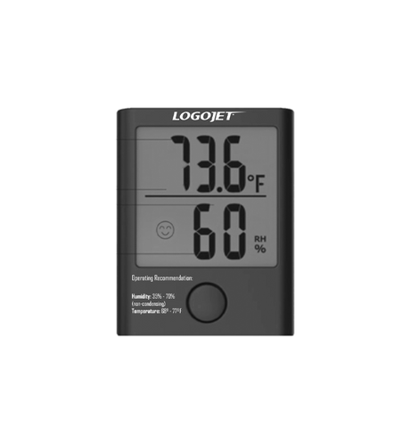 Mini Hygrometer To Monitor Room Temperature & Humidity | LogoJET Inc.