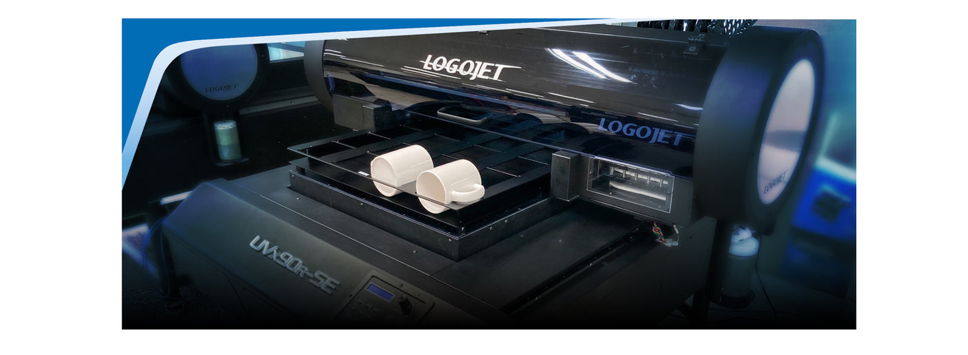 Direct to Substrate Printing of Coffee Cups Using a Custom Tray