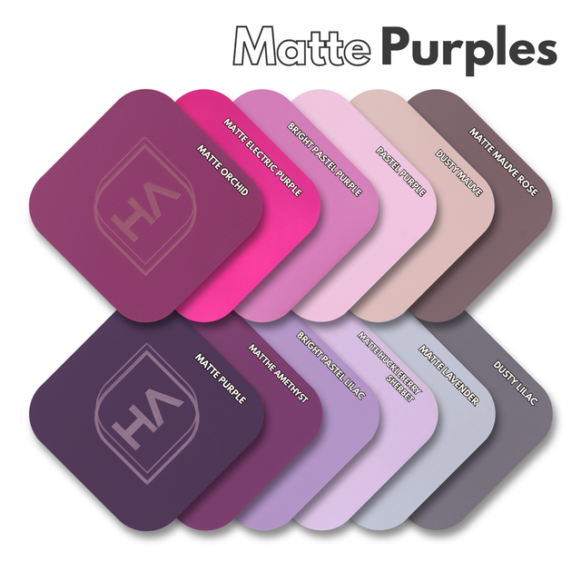 1/8" Matte Purple Cast Acrylic Sheet – Double-Sided Matte Acrylic