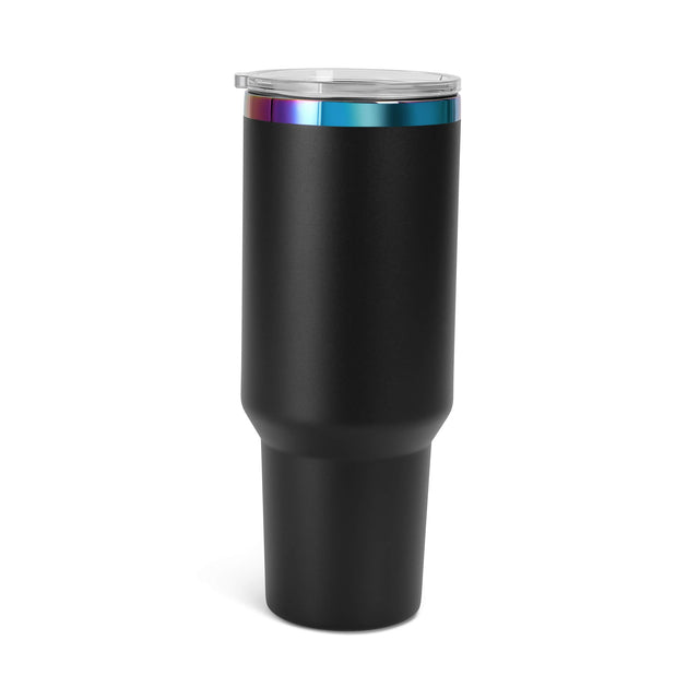 MakerFlo 40oz Rainbow-Plated MakerTwist™ Tumbler – Customizable Premium Drinkware