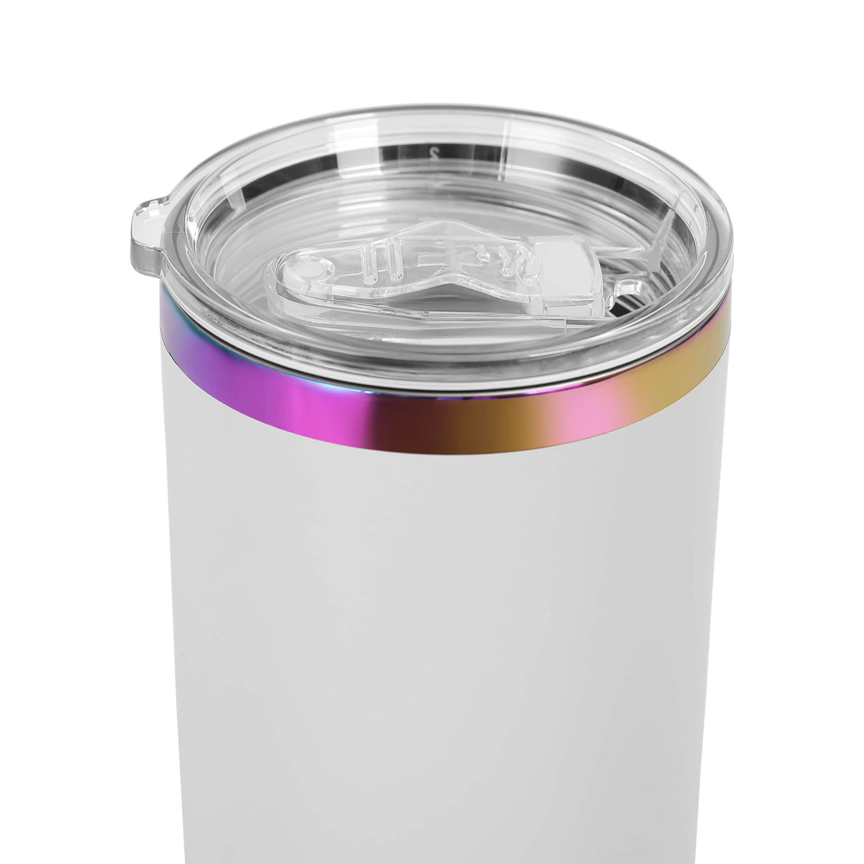 40oz Rainbow-Plated Tumbler