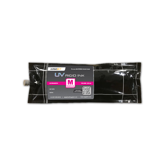 LogoJET UV Ink (220 mL) – UV2400, UVx60 & UVx90 (CMYK, White, Clear Gloss & Primer)
