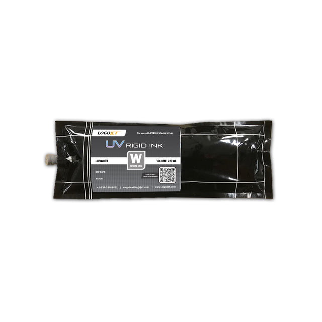 LogoJET UV Ink (220 mL) – UV2400, UVx60 & UVx90 (CMYK, White, Clear Gloss & Primer)