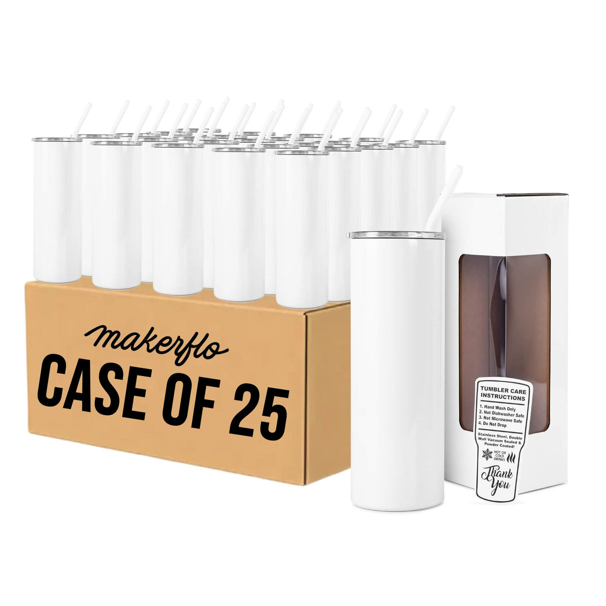 MakerTwist 20oz Skinny Tumbler