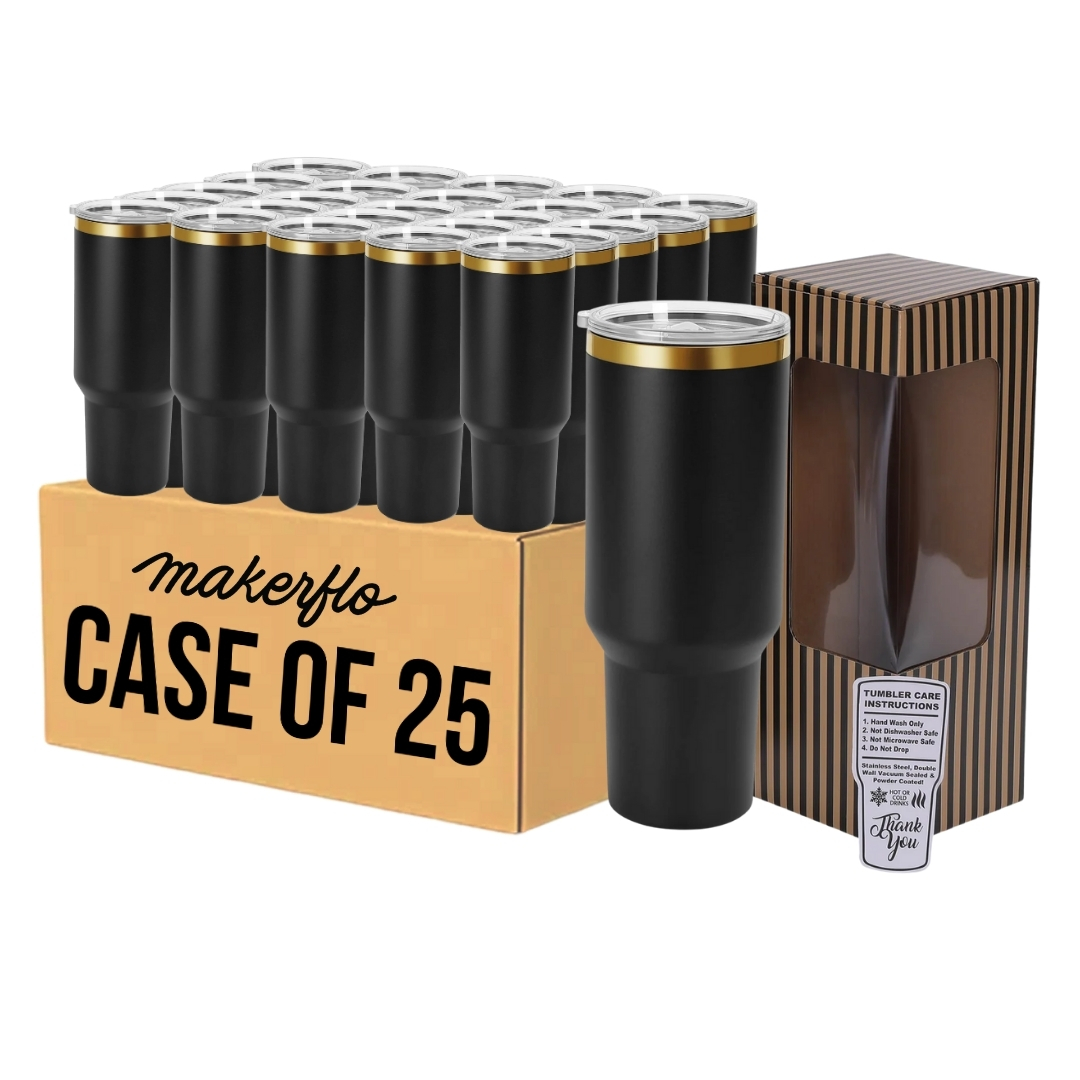 40oz Gold-Plated Tumbler