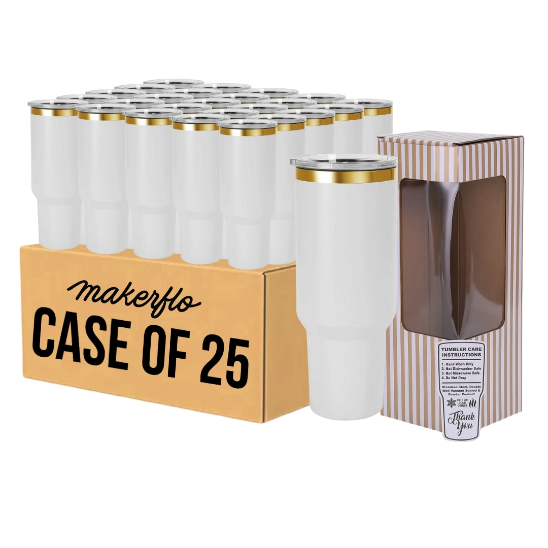 40oz Gold-Plated Tumbler