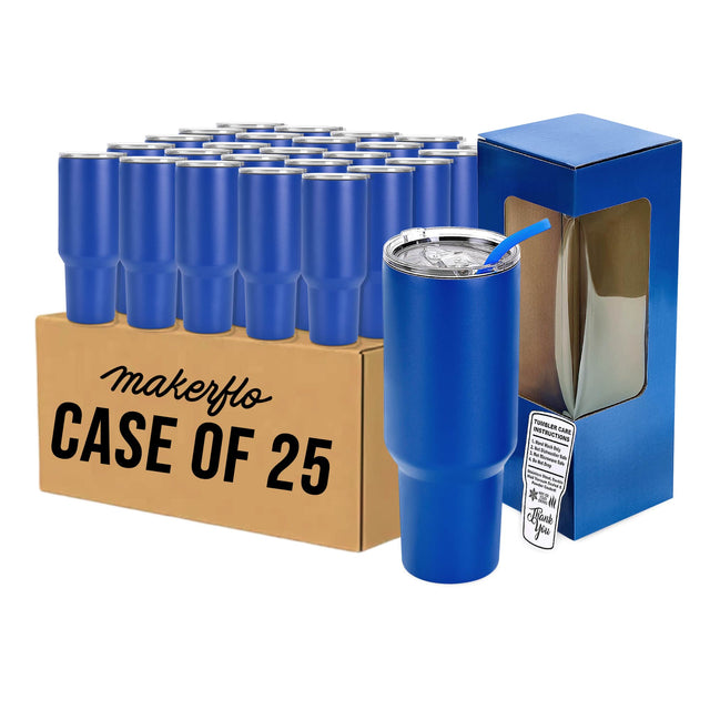 MakerFlo 40oz MakerTwist™ Tumbler – Customizable Stainless Steel Drinkware