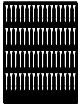 LogoJET Golf Tee Shank Printing Tray | LogoJET Inc.