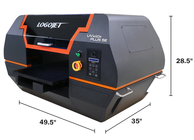 LogoJET UVx40R PLUS-SE Tabletop UV Direct to Substrate Printer | LogoJET Inc.