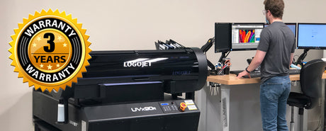 LogoJET announces three-year warranty for all new UV printers