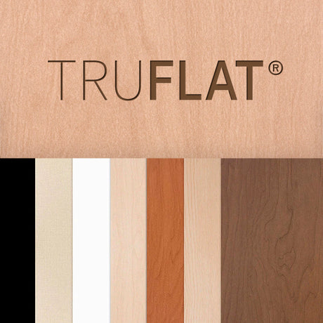 TruFlat wood with UV printing and engraving
