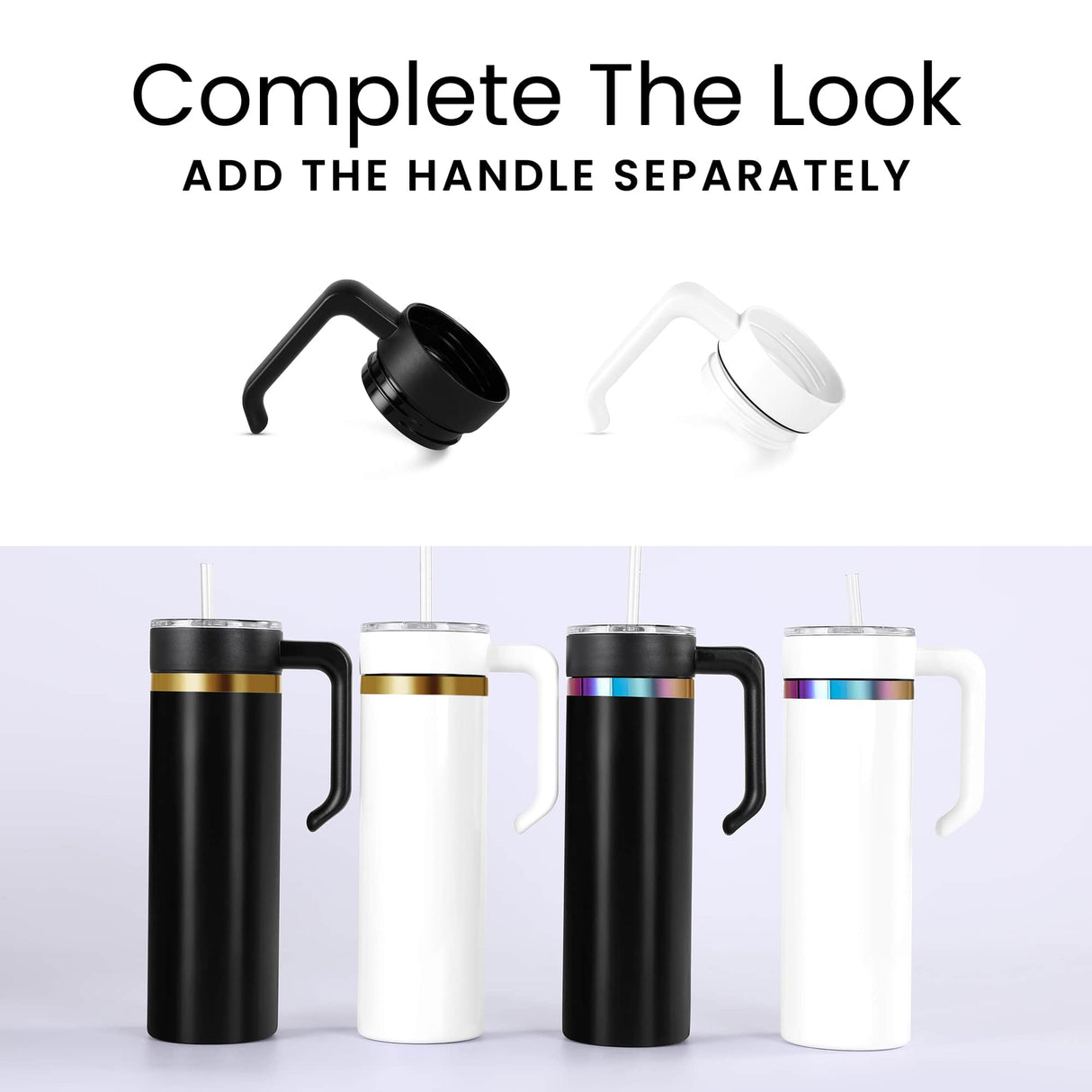 20oz Skinny Rainbow Tumbler