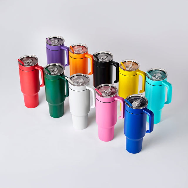 MakerFlo 40oz MakerTwist™ Tumbler – Customizable Stainless Steel Drinkware