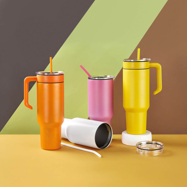 MakerFlo 40oz MakerTwist™ Tumbler – Customizable Stainless Steel Drinkware