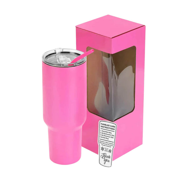 MakerFlo 40oz MakerTwist™ Tumbler – Customizable Stainless Steel Drinkware