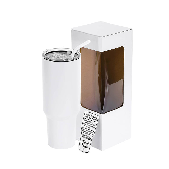 MakerFlo 40oz MakerTwist™ Tumbler – Customizable Stainless Steel Drinkware