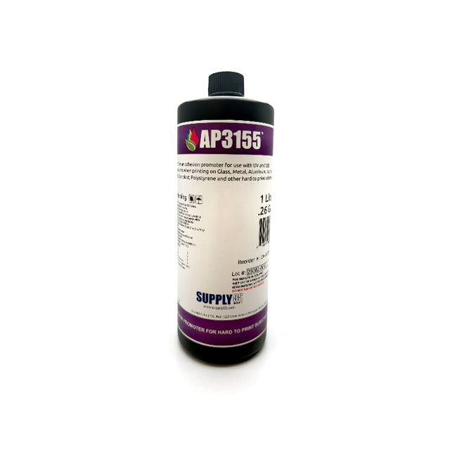 AP3155 Adhesion Promoter for Hard to Print Substrates; Glass, Aluminum, Acrylic, Metal, Liter Bottle