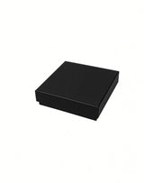 Small - Black Premium Two-Piece Set Boxes (Print-Ready, Blank Packaging)