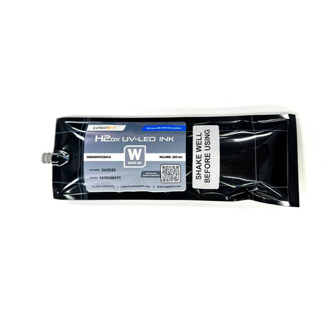 LogoJET UV - Curable Ink for UV2400, UVx60 and UVx90 Printers, 220ml Bag | LogoJET Inc.