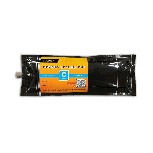 LogoJET UV Curable Ink for Inspira Series Printers (UVx45i/UVx90i) - 220 mL | LogoJET Inc.