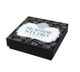 Medium - Black Premium Two-Piece Set Boxes (Print-Ready, Blank Packaging)