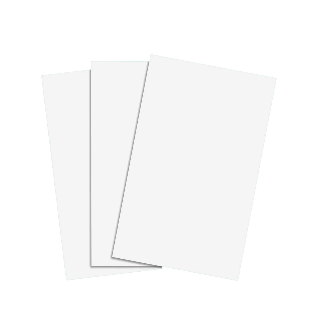 Set of white craft board sheets for TruFlat carving or painting