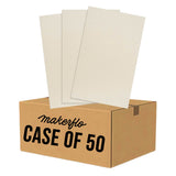 TruFlat Laser wood panel set, light linen sheets in a multipack