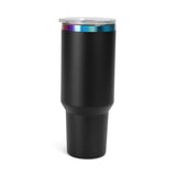 40oz Rainbow-Plated Tumbler