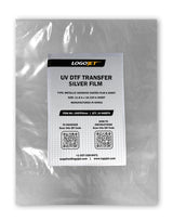 UV Transfer Film A Sheet - Silver (10 Pk)