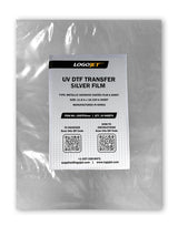  UV Transfer Film A Sheet - Silver (10 Pk) | LogoJET Inc.