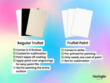 Set of prefinished laser wood sheets in black, beige, and white