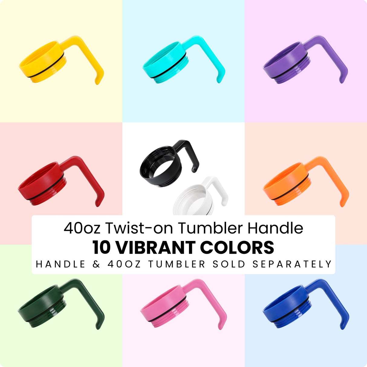 40oz Rainbow-Plated Tumbler