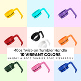 40oz Rainbow-Plated Tumbler