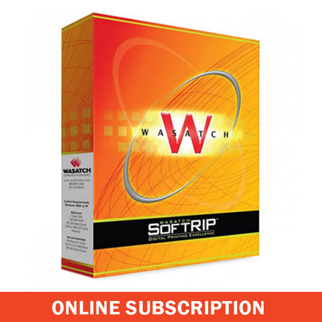 Wasatch SoftRIP Premium Driver 1 for LogoJET Strata Series Flatbed Printers - 12 Month Online Subscription