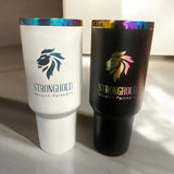 40oz Rainbow-Plated Tumbler
