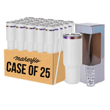 40oz Rainbow-Plated Tumbler