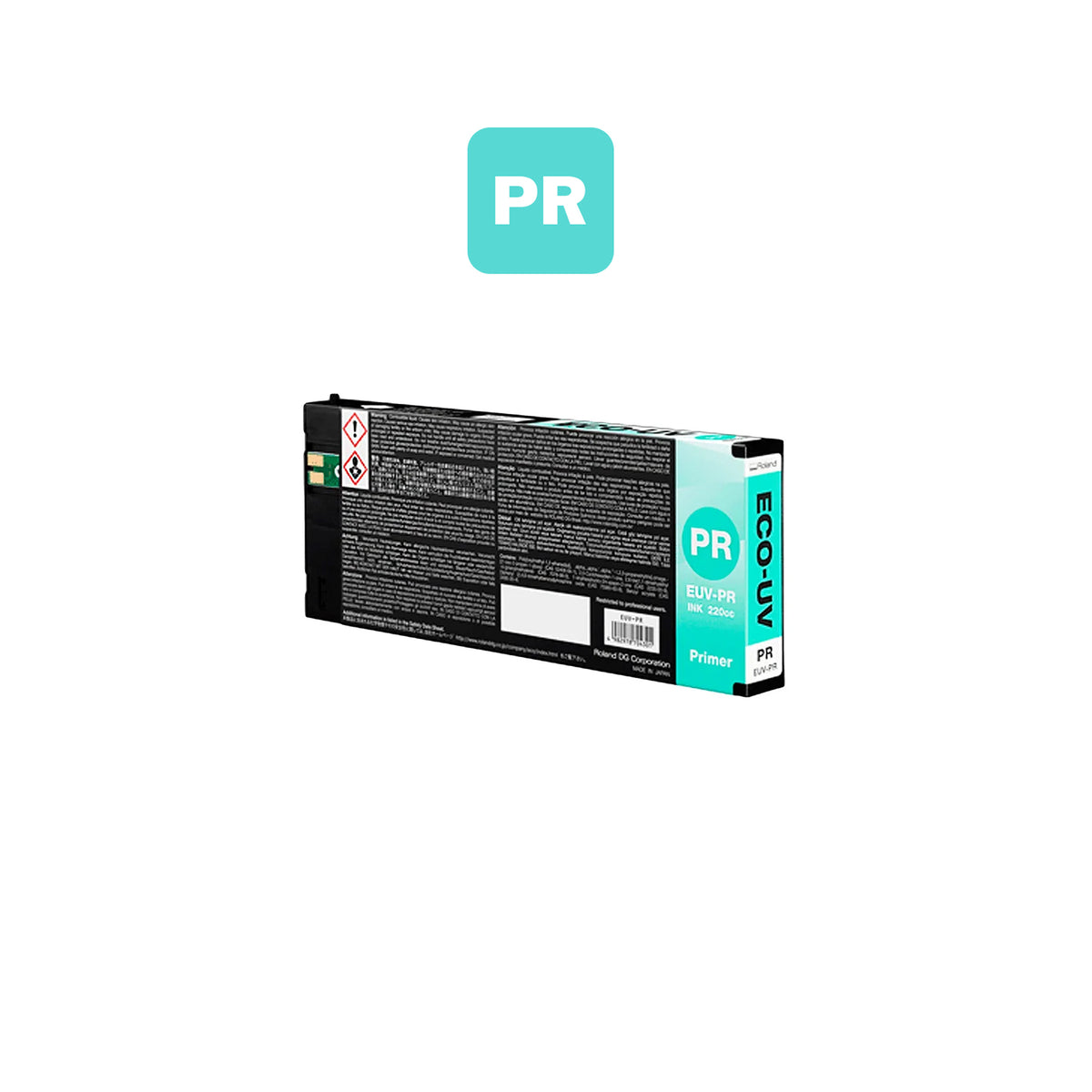 Genuine Roland Eco-UV5 Ink for Roland VersaStudio BD-8 and BD-12 Printers - CMYK, White, Gloss, Primer