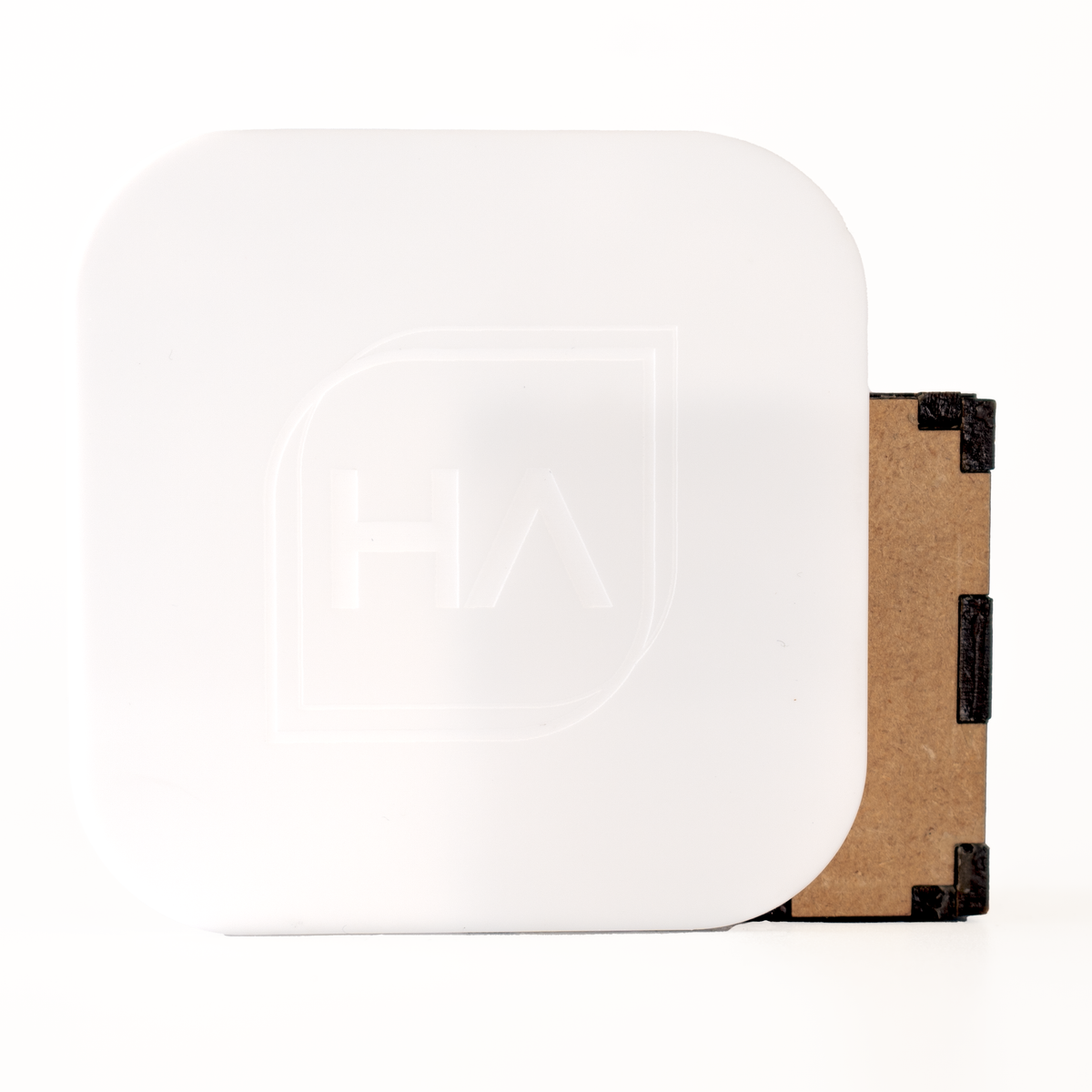 1/16 in opaque gloss white acrylic sheet with rounded corners, smooth surface