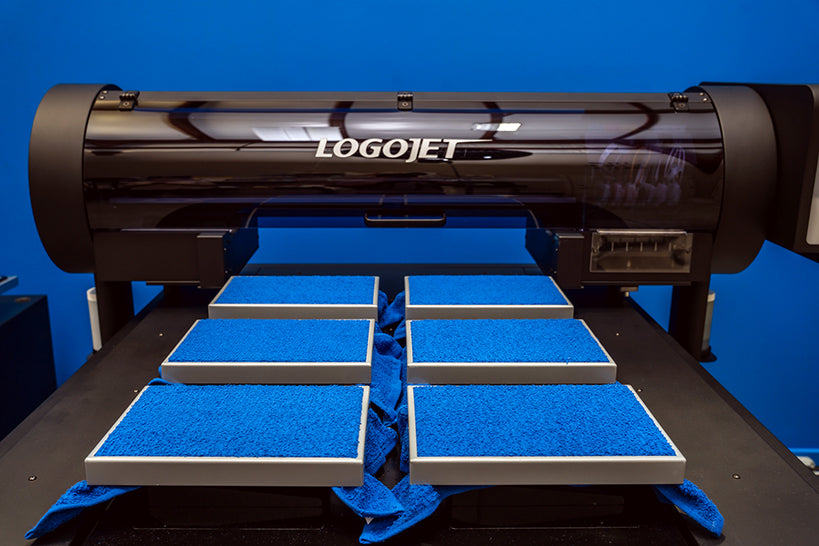  LogoJET T90 PRO Direct to Garment Small Platen 7.5"x10.5" imprint area | LogoJET Inc.